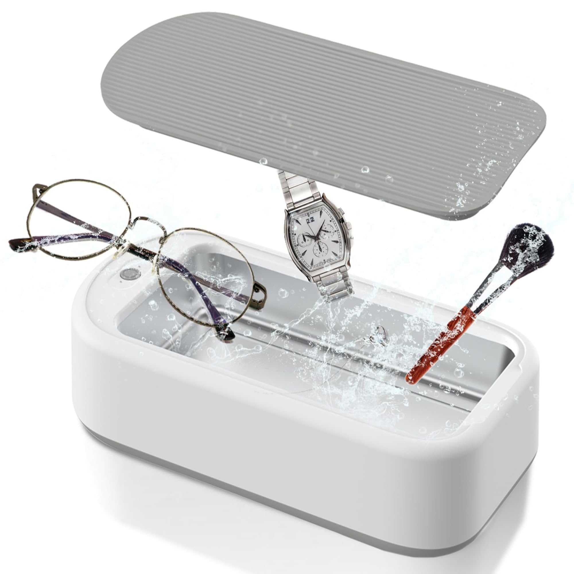 Portable ultrasonic Cleaner Small Household high Efficiency Glasses Jewelry Cleaner