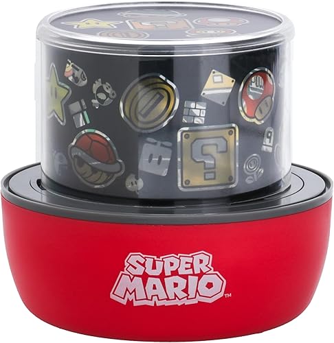 Paladone Super Mario - Lámpara de proyección con licencia oficial de Nintendo con escenas intercambiables e iluminación de estado de ánimo, 3 modos