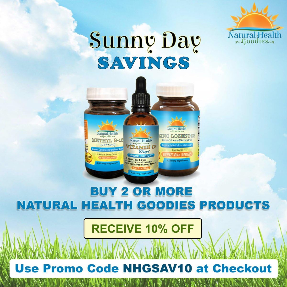 Zinc Lozenge with Vitamin C for Immune Support - 60 Easy Dissolve Chewable Zn Gluconate Tablets from Natural Health Goodies: Health & Personal Care