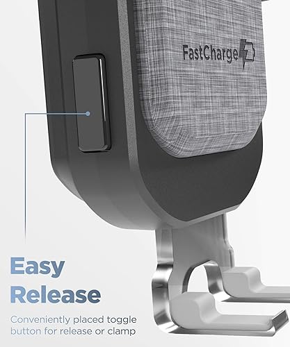 Miniatura 4 de Encased Soporte de teléfono inalámbrico para cargador de coche - Soporte Qi de carga rápida para Galaxy S24S23S22S21S20PlusUltra Car Mount