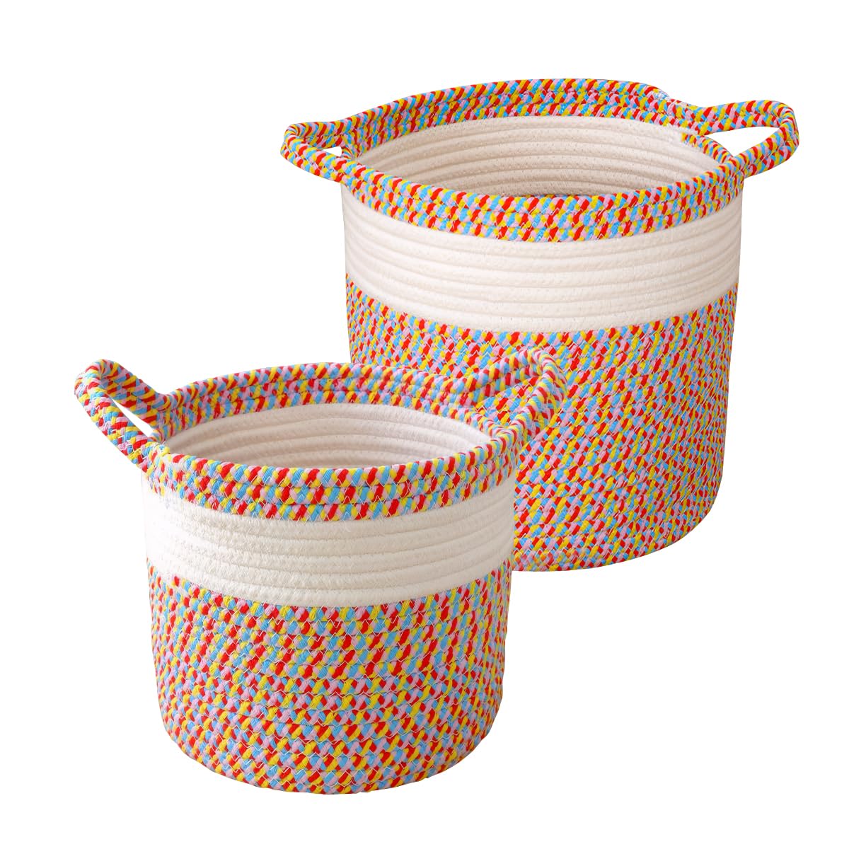 Panier pratique pour magazines et journaux pour votre maison - Idéal pour 2 boîtes de réception dans la salle de bain pour quatre personnes - Tricot à partir du casier - Dimensions : 25 x 25
