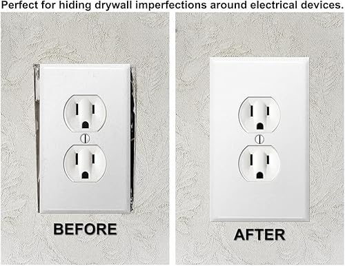 Miniatura 8 de Cubierta metálica para interruptor de luz de 4 bandas, placa de pared de cuatro bandas para interruptores de luz estilo palanca, acero inoxidable