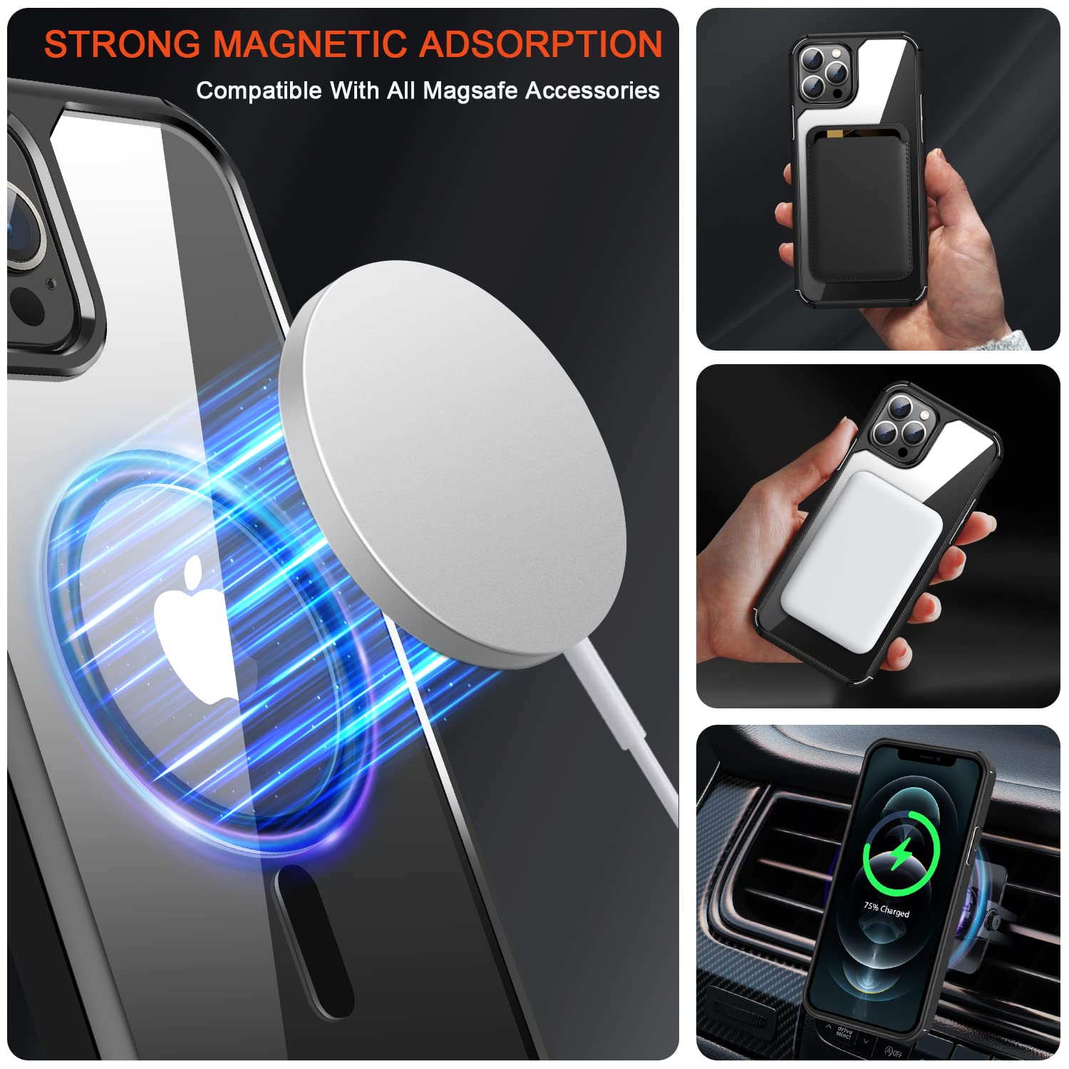 Protezione Smartphone Design Riccio Custodia Magnetica Per IPhone 16 Pro Max ZTOFERA – Design Ondulato, Silicone, Compatibile MagSafe, Marrone ZTOFERA Custodia Marrone