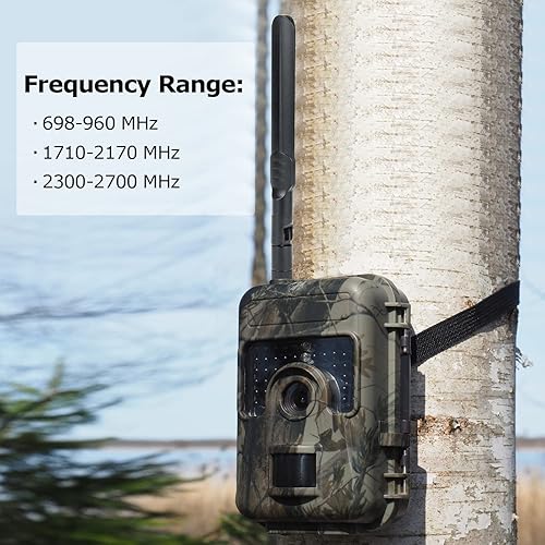 Miniatura 4 de Antena de cámara celular 4G LTE 8dBi RP-SMA macho de repuesto para Spypoint Stealth Cam Cámara de rastro celular, cámara de juego, cámara de caza de