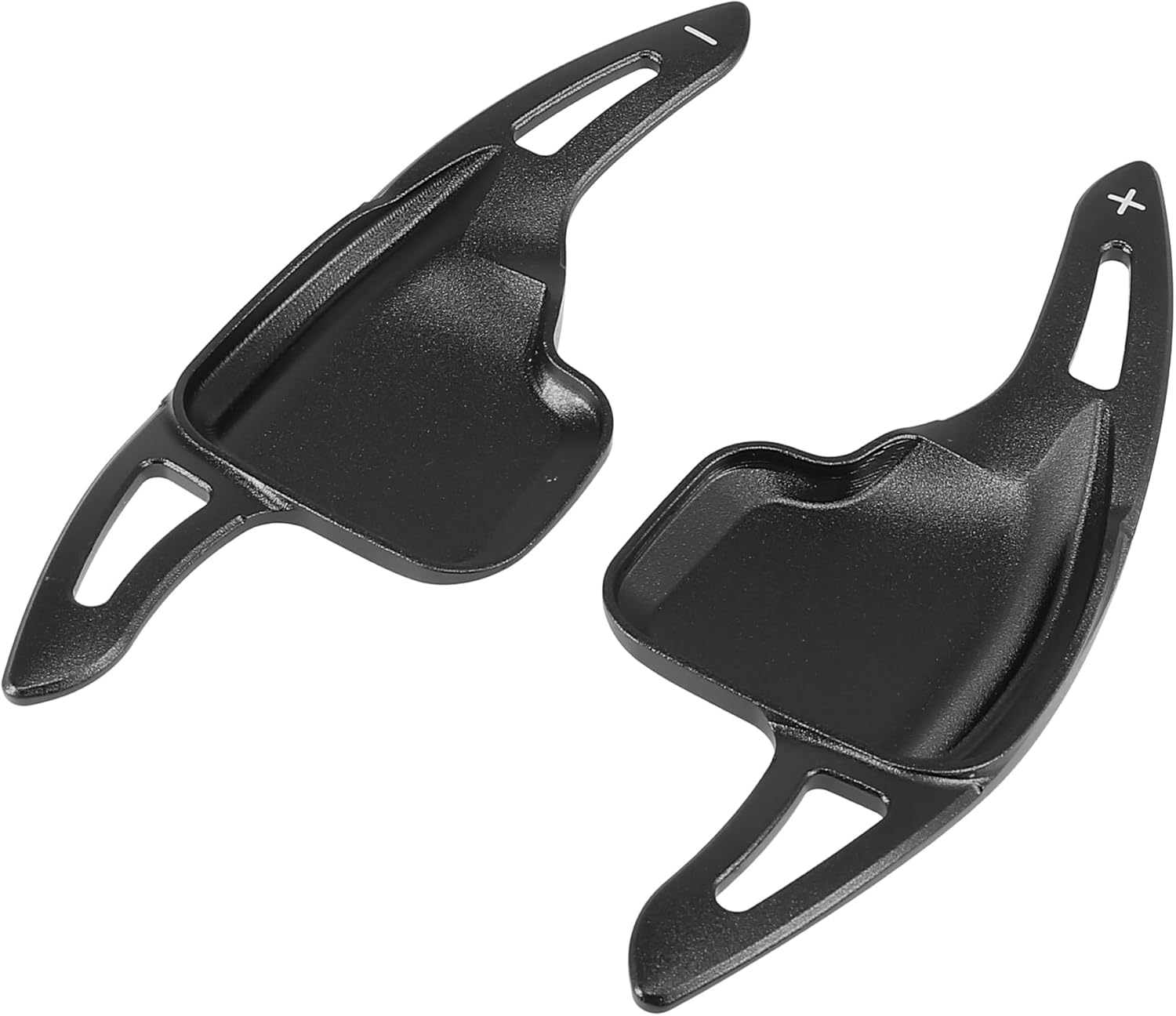 Motoforti Steering Wheel Paddle Shifter Extension Cover,for BMW 428i 2014-2016,Aluminum Alloy,Black,2pcs