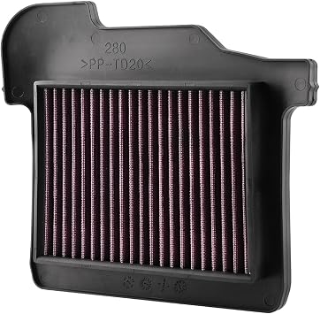 Engine Air Filter Premium Quality Air Purifier Cleaner for MT-09 FZ-09 FJ- Improves Throttle Response, Protects Engine from Dirt and Dust for Motorcycle Enthusiasts
