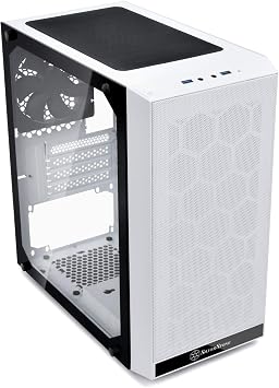 SilverStone Precision Series Tempered Glass Panel PC Case SST-PS15W-G