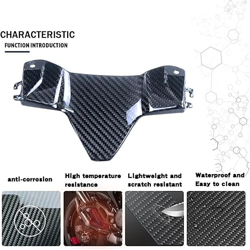 Miniatura 3 de Pro Taper Frame Fairings Motorcycle Carbon Fiber Lower Front Headlight Cover Headlamp Under Protector Fairing For KAWASAKI Z900 2020-2022 Powersport