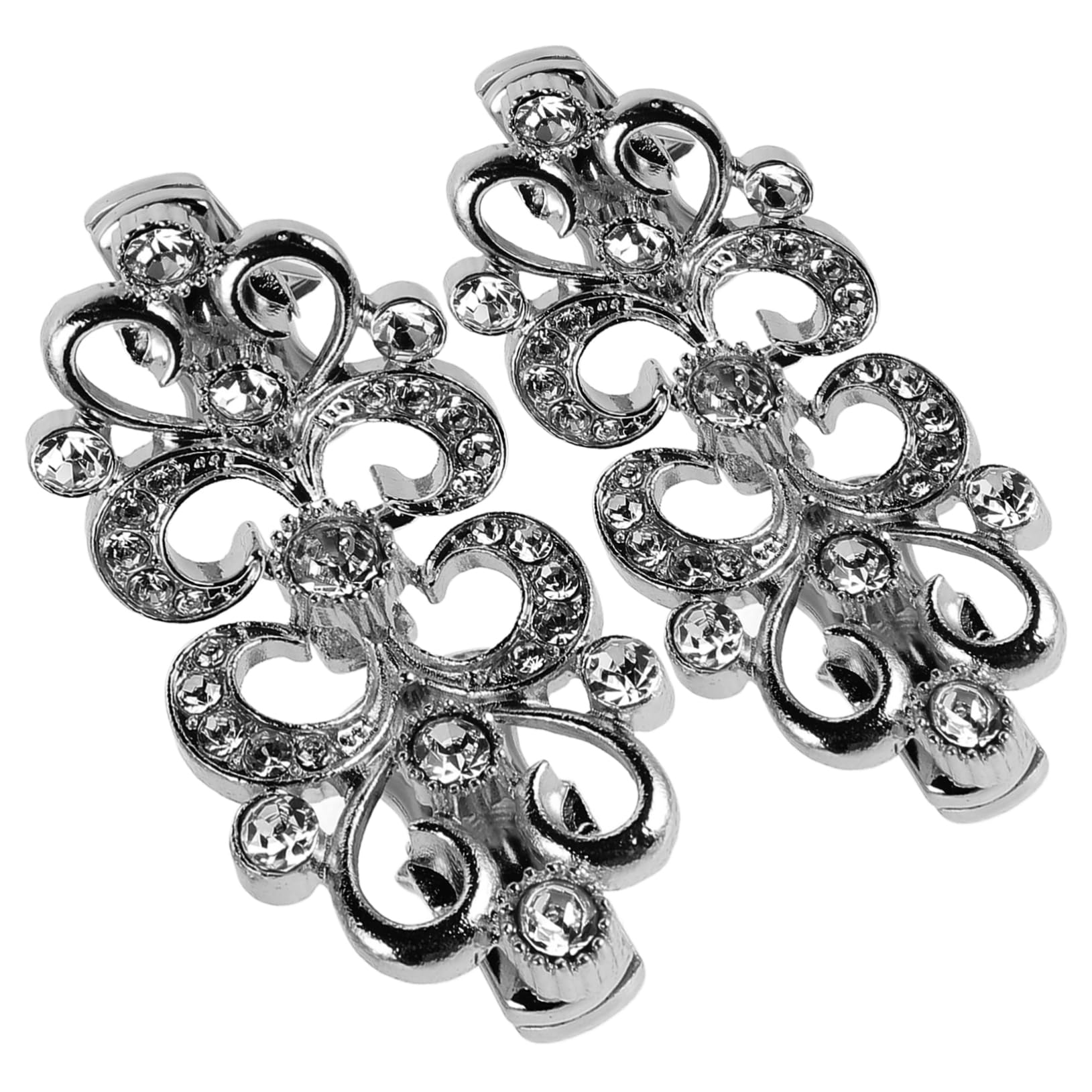 Rhinestone Sweater Uk Shawl Collar Scarf Ring Women's Brooch Pins Dress Tightener Clip Fashion Accessory