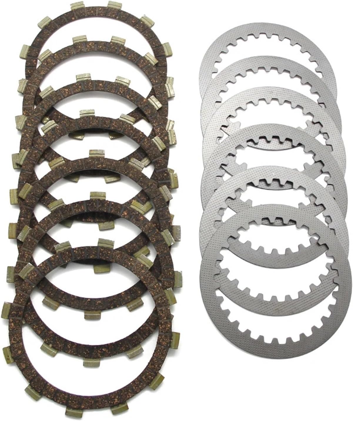 Motorcycle Clutch Friction Disc Plate Kit Compatible with XS750 (1977-1980) - OEM Replacement Parts