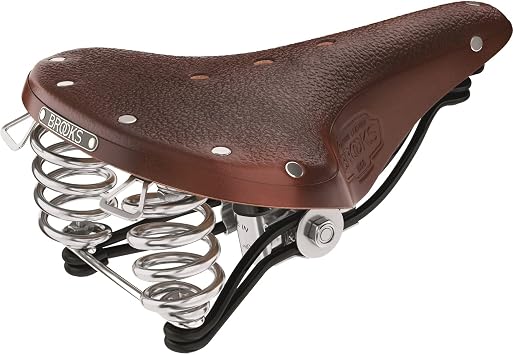 Brooks Saddles B66 Bicycle Saddle with Clamp Mens