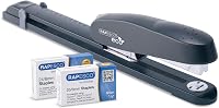 Rapesco 1480 ECO 790 Hosszú Karú Tűzőgép 2000 db Tűzőkapoccsal, 50 lapos kapacitás, 26/6-8 mm és 24/6-8 mm kapcsokhoz, Antracit 1