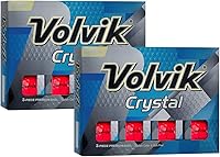 Vista 9 de Volvik Crystal - Juego de 3 pelotas de golf de color premium