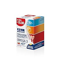 Omega 3 Act, Integratore Alimentare a base di Olio di Pesce (EPA – DHA), per la Funzione Cardiaca, Cerebrale e Visiva – 1 Confezione da 60 Mini Perle