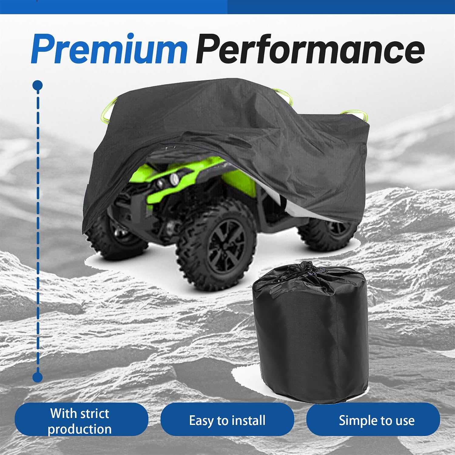 WFLNHB XXXL Cover Replacement for Can-Am Outlander 450 570 650 850 1000R