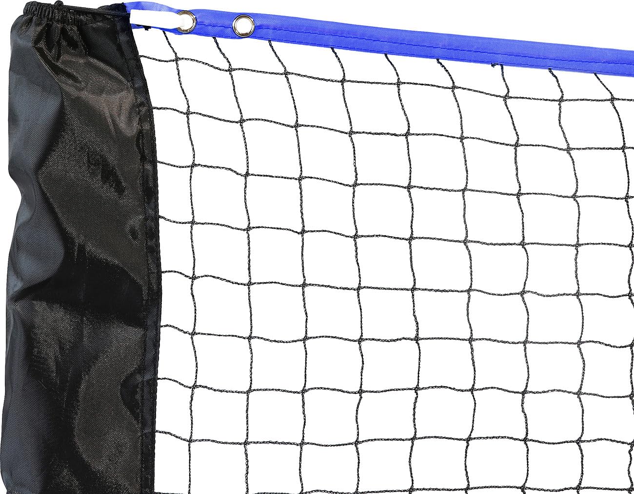 PEARL Sports Tennis-Volleyballnetze: 2er-Set Badminton- & Volleyballnetze mit Gestell, 3m, höhenverstellbar (Volleyball Nylonnetze, Volleyball-Trainingsnetze)