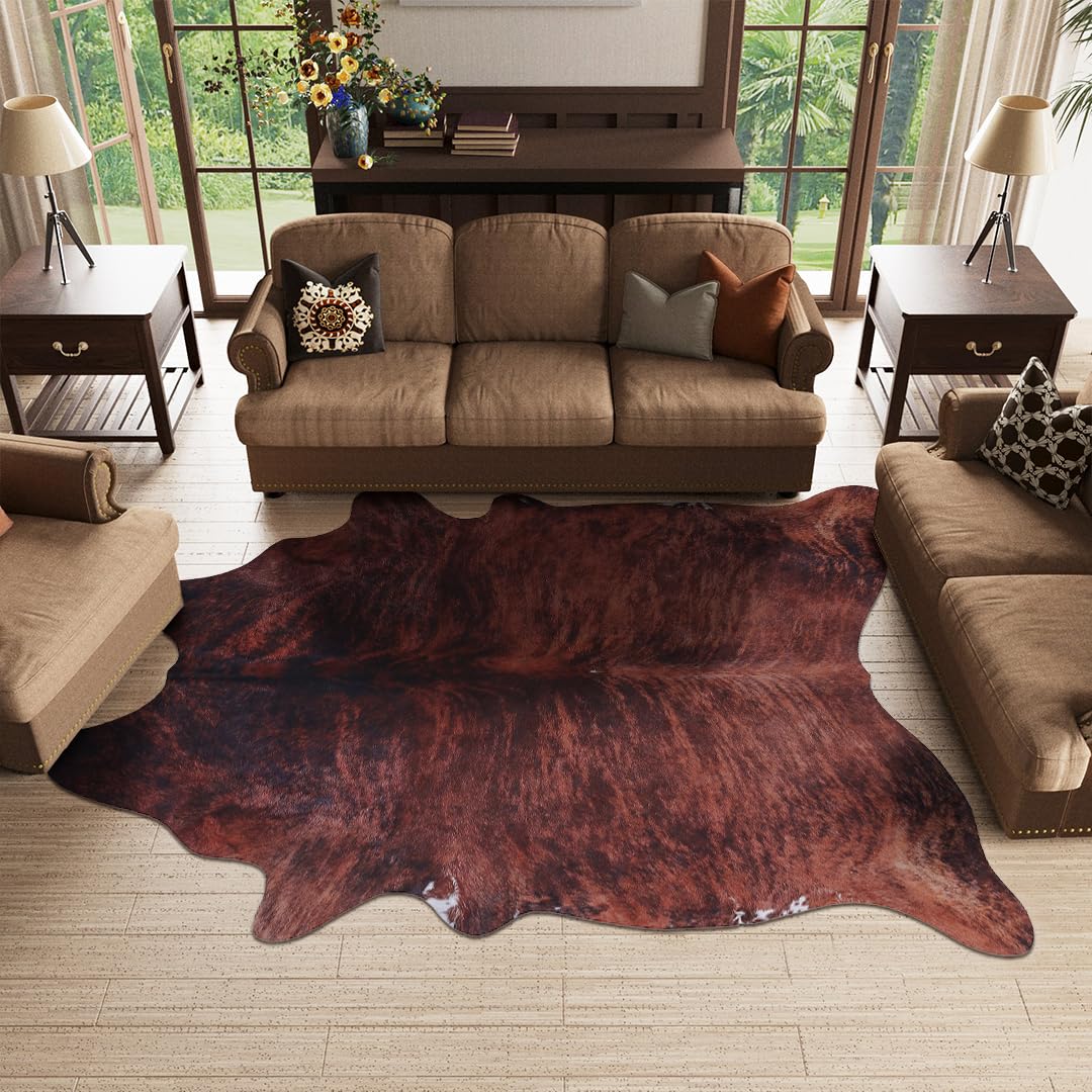 Amazon.com: WARM HAVEN Faux Cowhide Rug: 6.2x7 Premium Animal Skin Rug ...