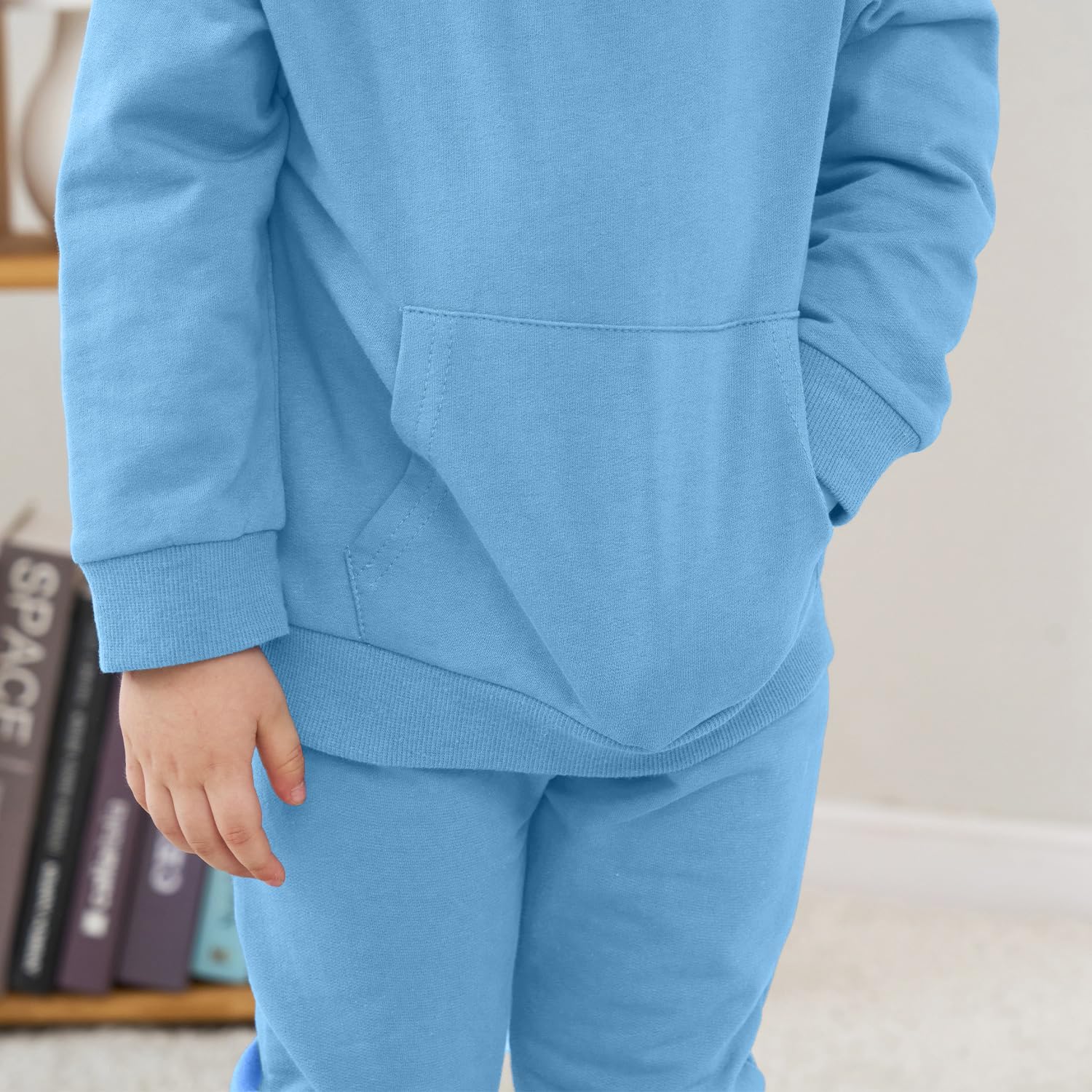 Fullfamous Baby and Toddler Boys 100% Cotton 2 Piece Long Sleeve Sweatshirt and Sweatpant Jogger Pants Set Newborn-4T - Image 4