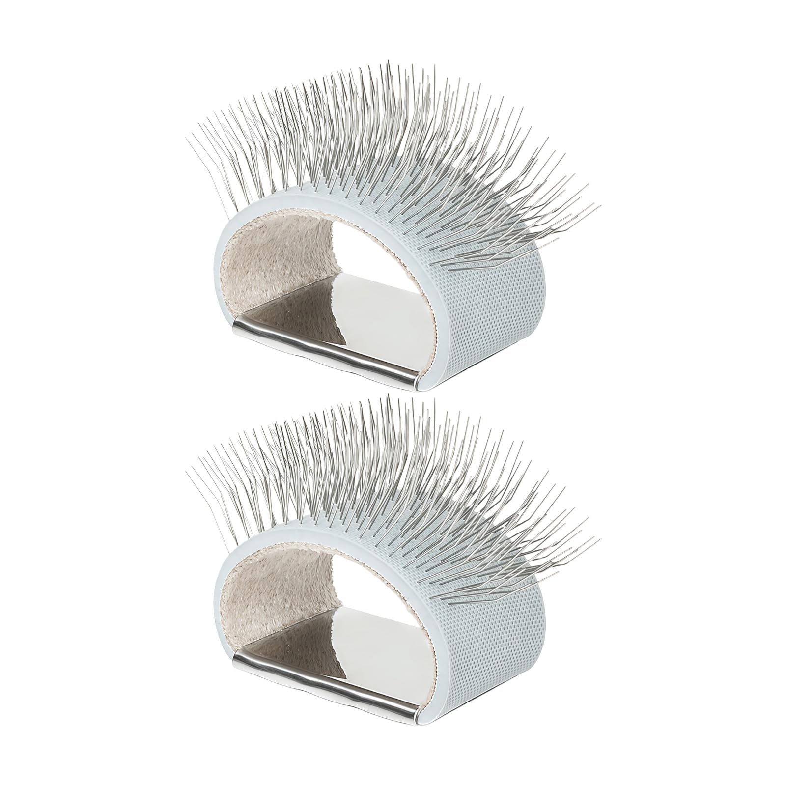 MICFENY Compacts Portable Pet Grooming Brushes for Dog Face Hair Detangling Knots Ergonomic Handle Easyly Hold