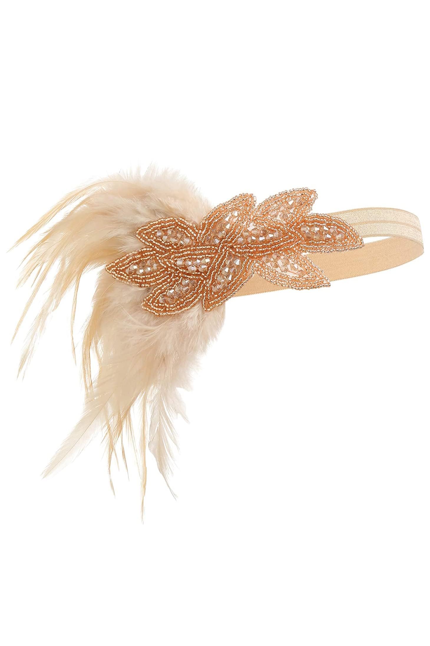 BABEYOND Damen Retro 1920er Stil Flapper Kleider Set mit Zwei Schichten Troddel V Ausschnitt Great Gatsby Motto Party Kostüm Kleider Set