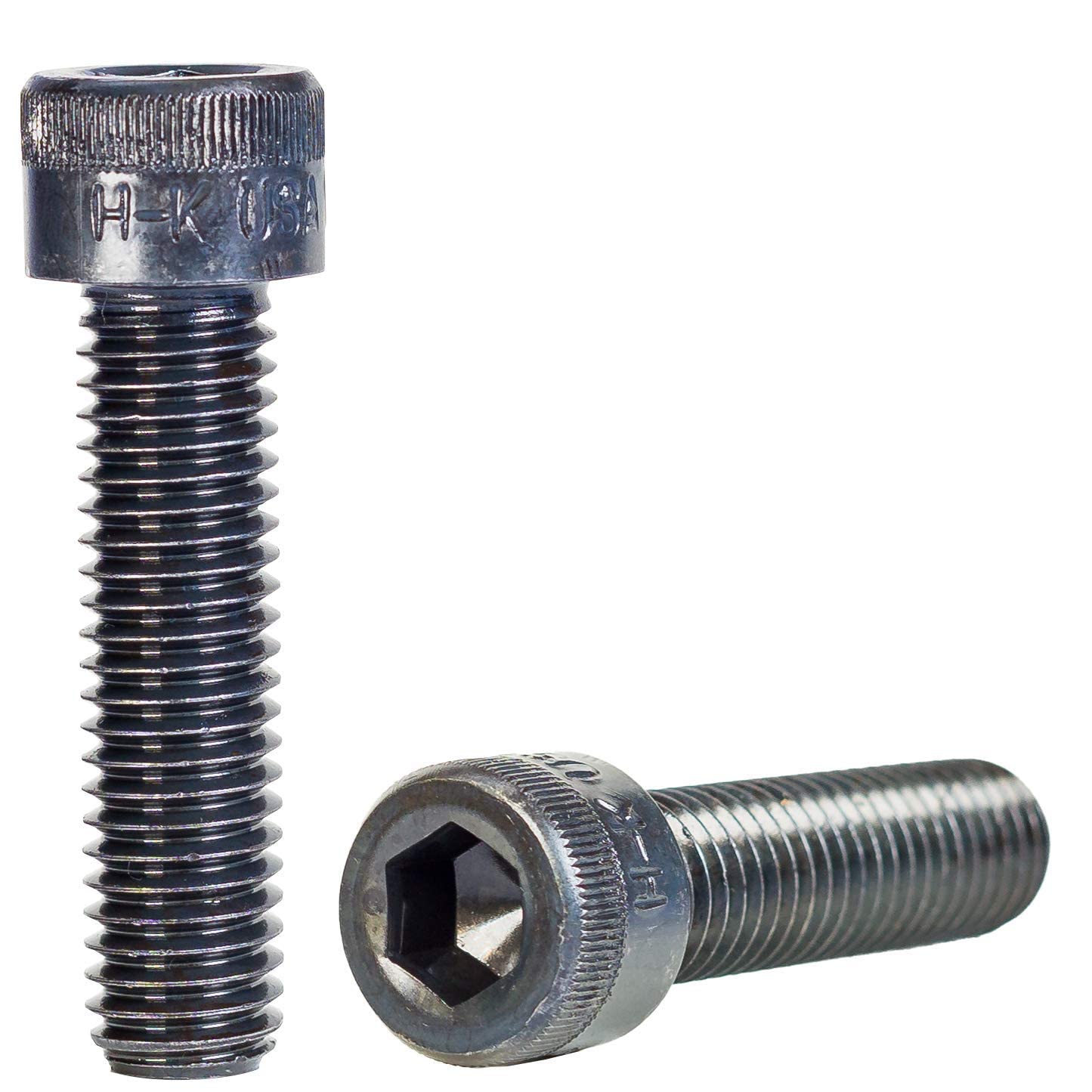 HOLO-KROME 720003987 1"-8 x 14" ASTM A574 Hex Drive Black Oxide Finish Alloy Steel Socket Cap Screw - Made in The USA (Pack of 10)