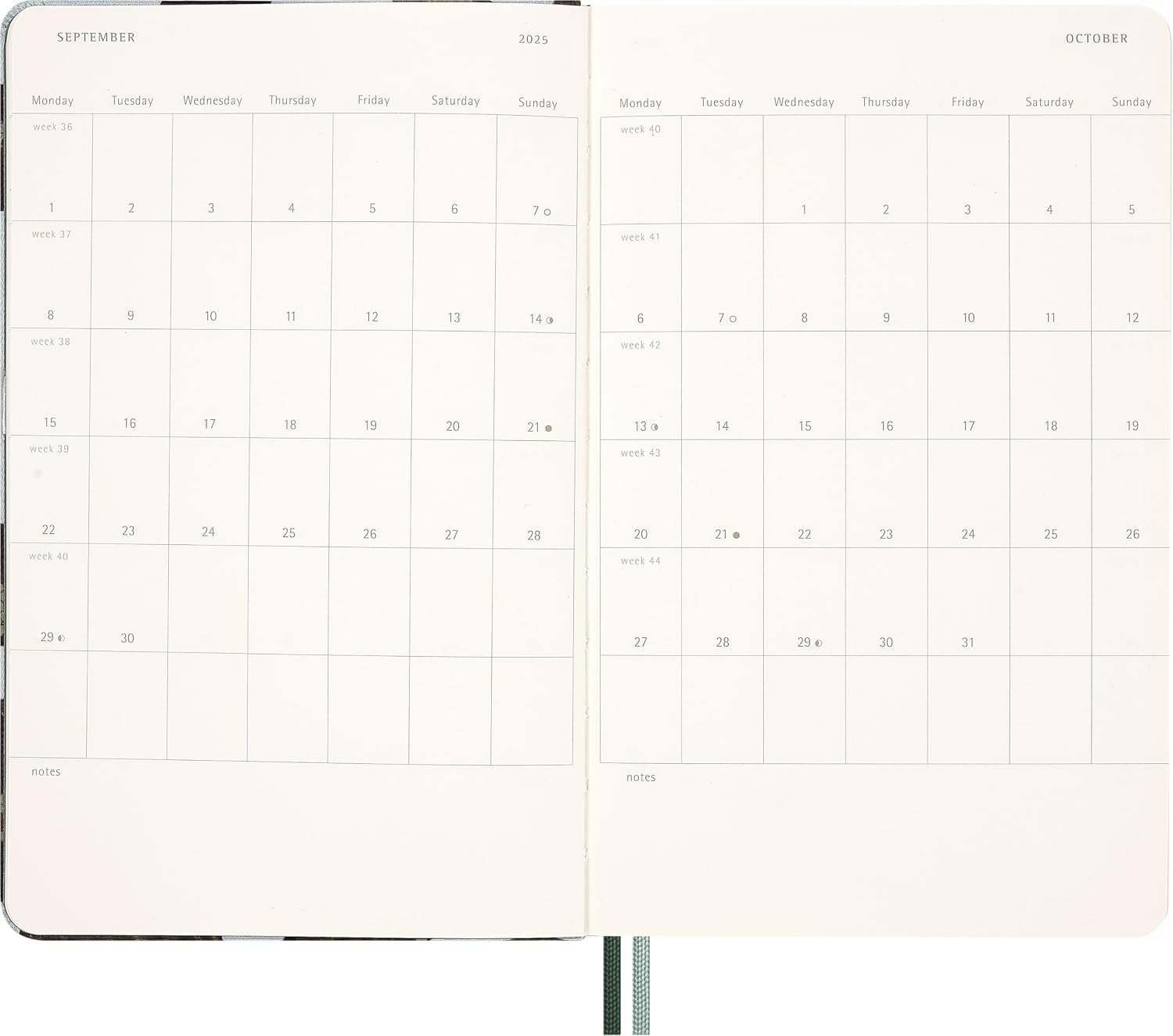 Moleskine DHCNYSNK12WN3Y25 Year of SNAKE 2025 Weekly Diary, Large Size, Hard Cover