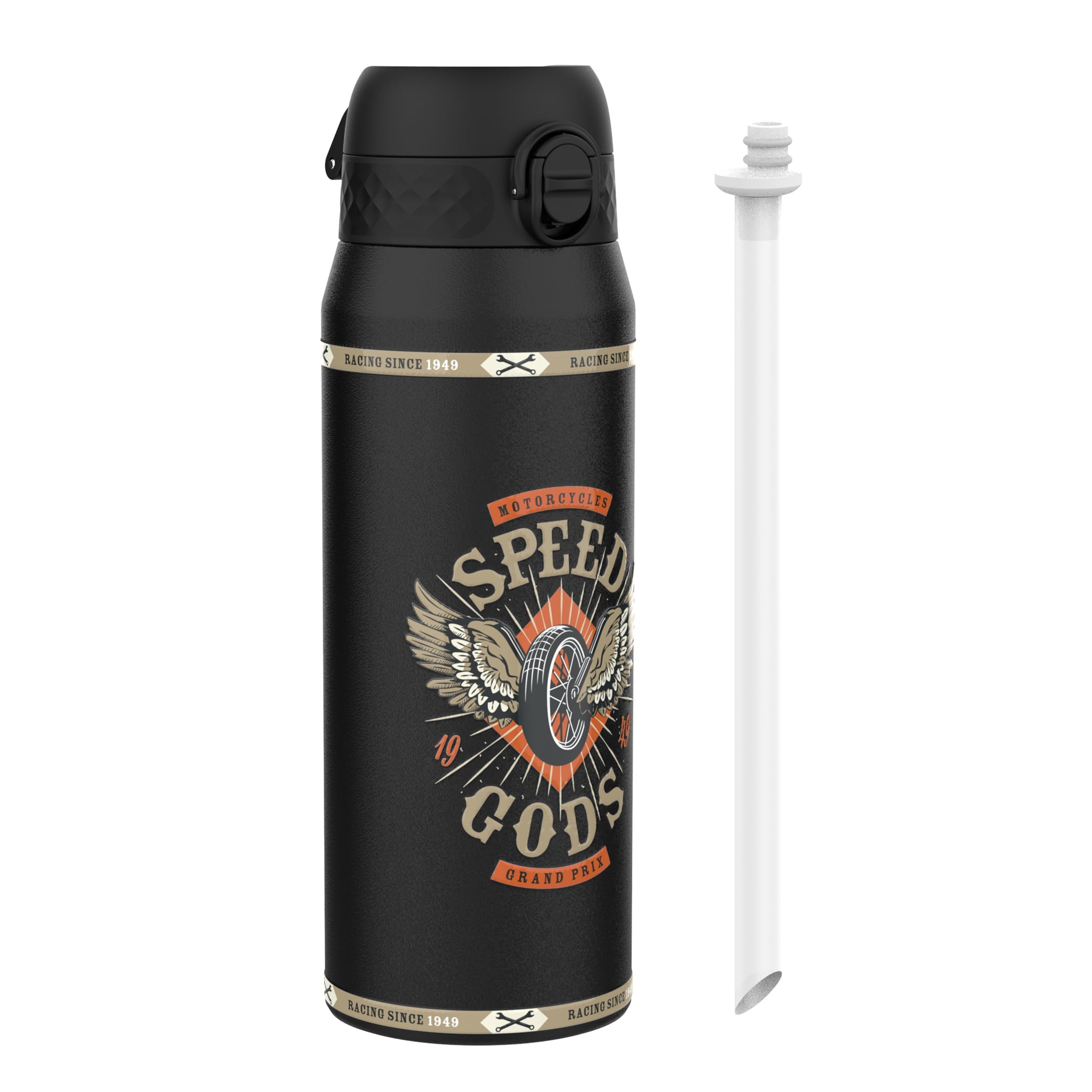 Ion8 Motogp X Insulated Steel Water Bottle, Motogp Speed, 750Ml (24Oz)