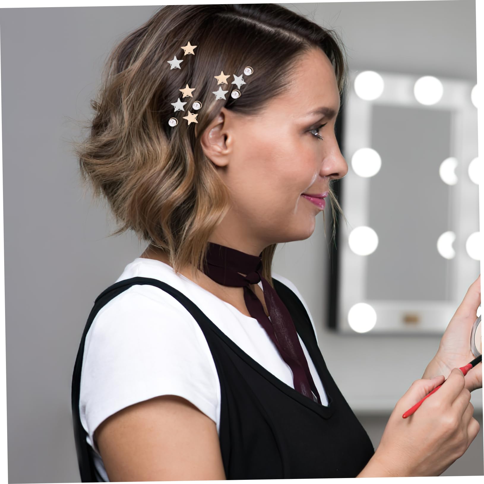 Ipetboom 144pezzi Fermagli Per Spirale Con Perle Accessori Moda Per Donne e Ragazze Per Matrimonio e Occasioni Speciali