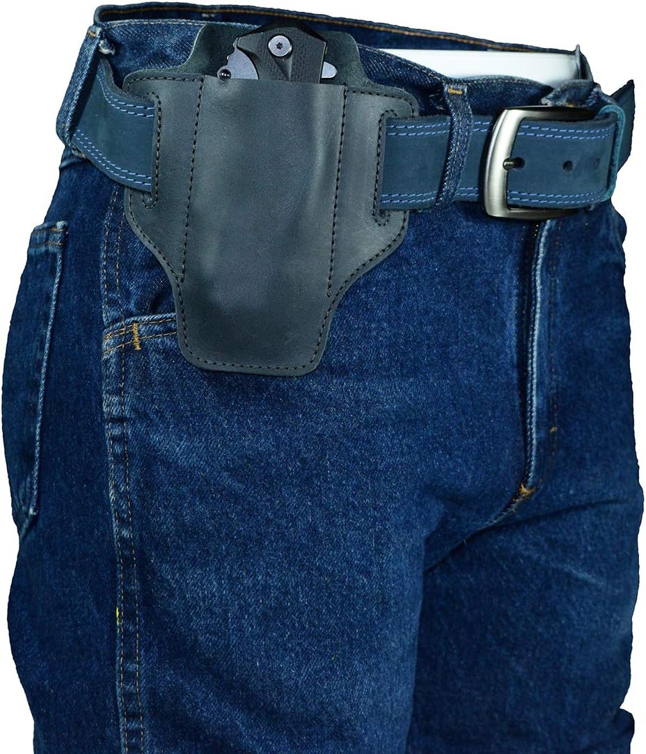 Hide & Drink, Leather Tactical Knife Holster, Multitool Holder, Camping & Outdoor Accessories, Handmade