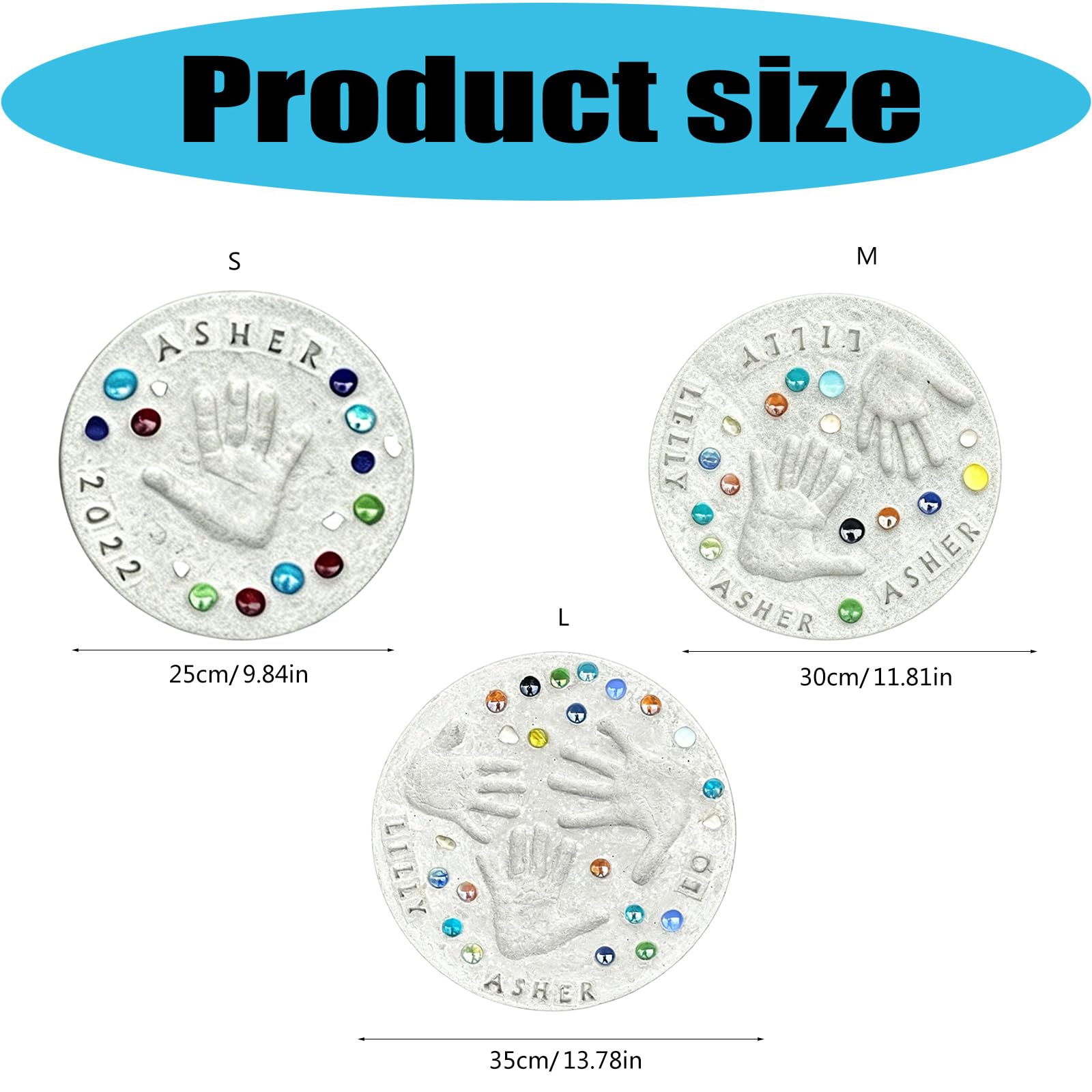 Set stampi per Pietre miliari per Regalo, with Powder L