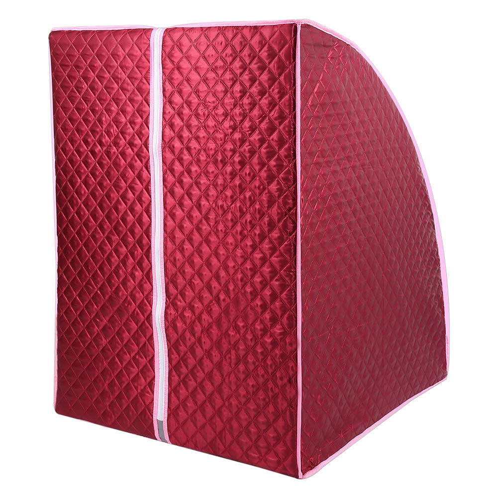 HUOLE Sauna Cabina pieghevole 1,8 l portatile telecomando 9 opzioni timer vapore ultra sottile 98 x 80 x 70 cm