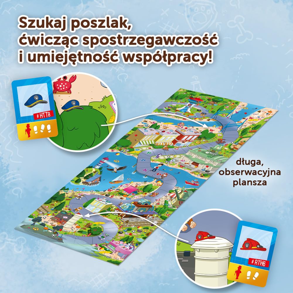 Trefl - Spy Guy PAW Patrol - Kooperacyjna Gra Obserwacyjna dla Najmłodszych z Bohaterami Bajki Psi Patrol, dla Dzieci od 3 lat