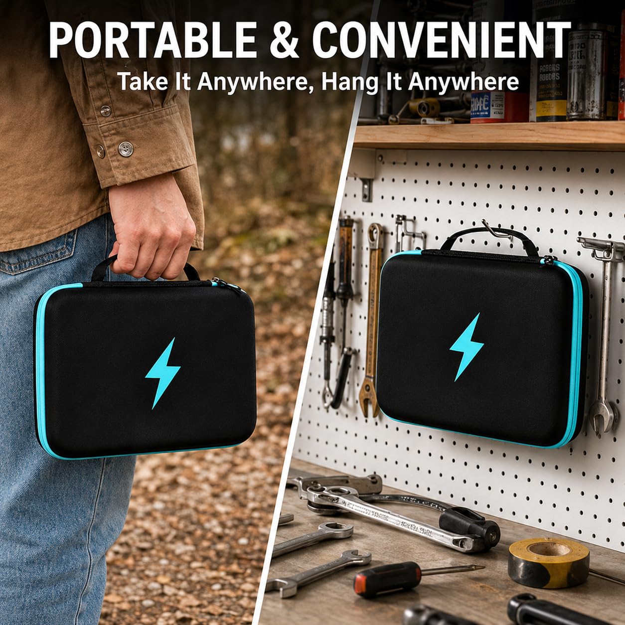 PAIYULE BT168 Boîte de Rangement pour Piles avec testeur de Batterie et contrôleur pour Piles AA AAA AAAA 9 V C D Lithium 3 V LR44 1,5 V CR1632 CR2032 pour la Maison
