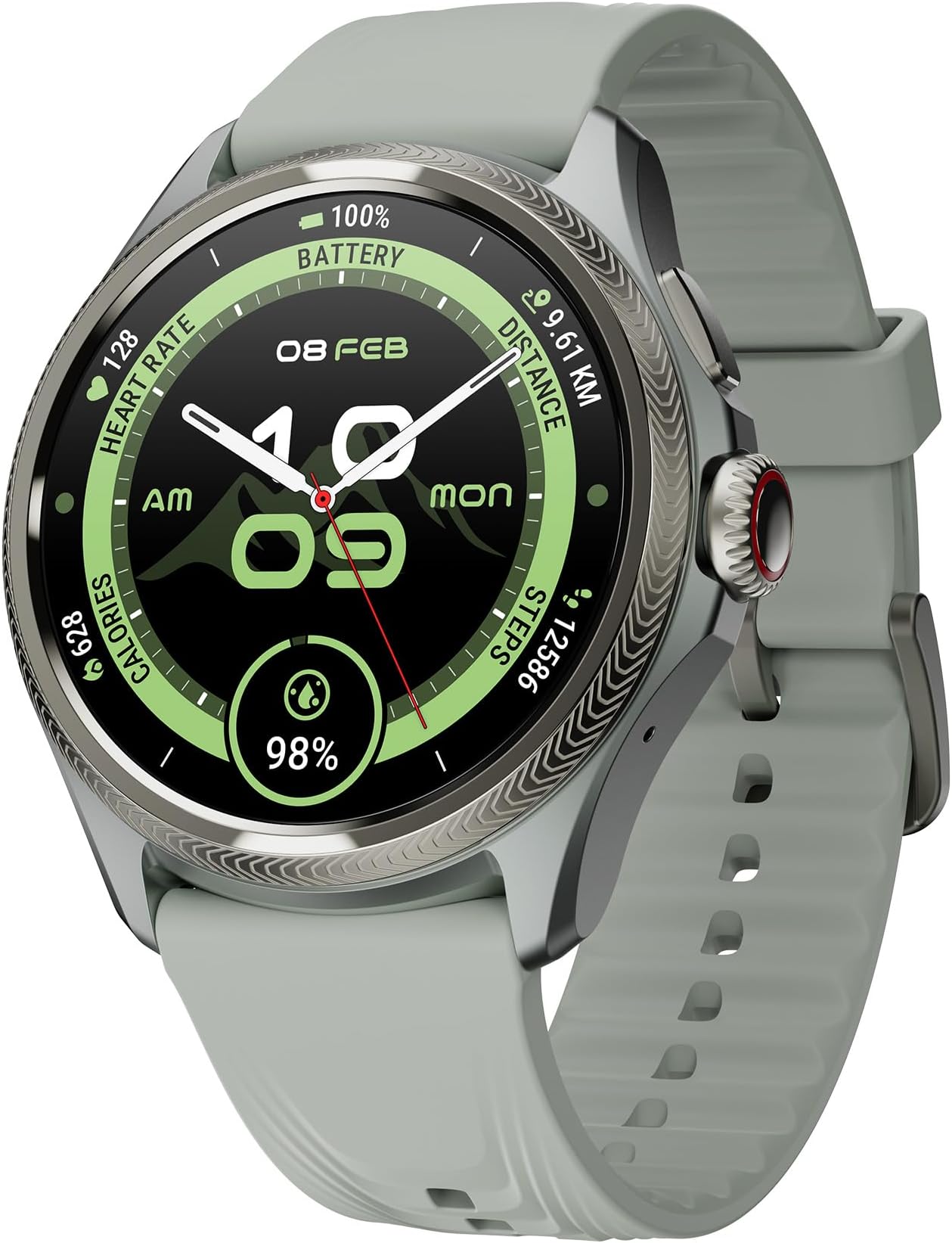 Ticwatch Pro 5 Enduro Smartwatch for Men 1.43" Android Wear OS Smart Watch 90 Hrs Battery 110+ Workout Modes Health Fitness Tracker Outdoor 5ATM GPS Compass Android Compatible Only