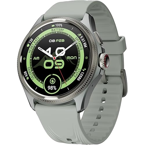 Ticwatch Pro 5 Enduro Smartwatch for Men 1.43" Android Wear OS Smart Watch 90 Hrs Battery 110+ Workout Modes Health Fitness Tracker Outdoor 5ATM GPS Compass Android Compatible Only