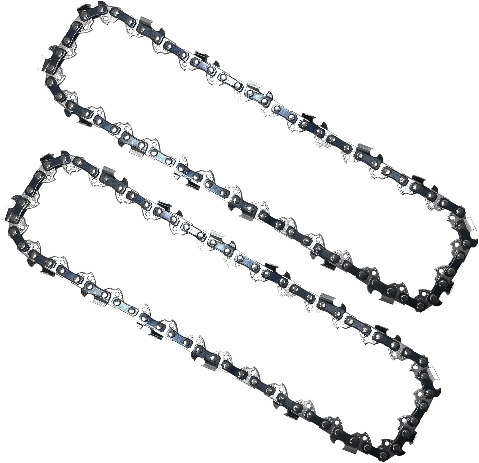 2PC 8 Inch Polesaw Chain for Sun Joe SWJ800E SWJ806E SWJ802E, 8" Replacement Chain for WEN 4019-3/8" - .050" - 33 DL