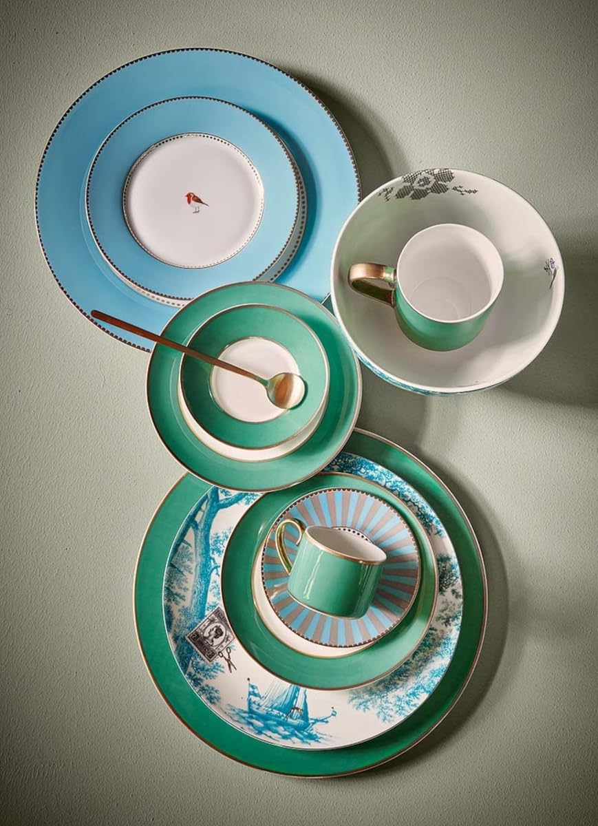 Pip Studio Chique Suppenteller Gold-Green 23,5 cm