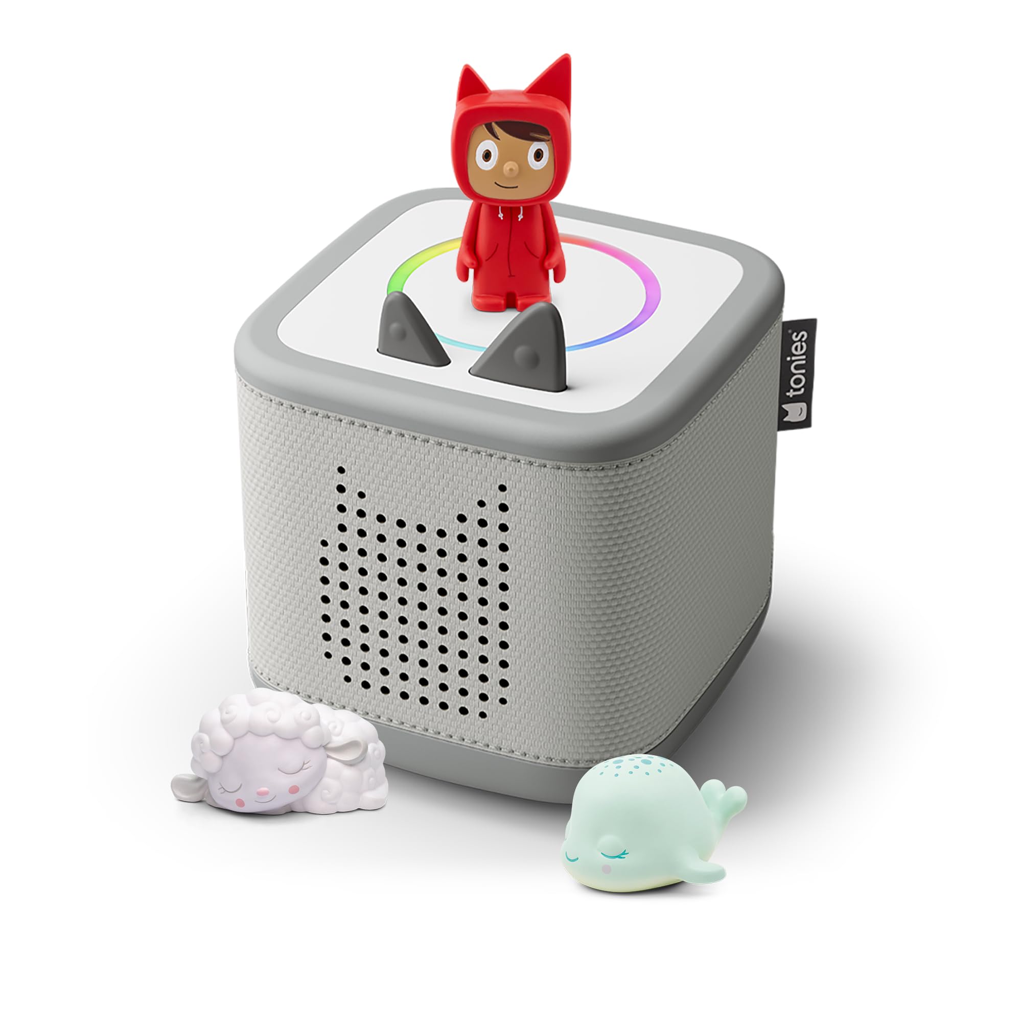 tonies Toniebox 2 Pack Boite à Histoire pour Enfant 1 à 9 Ans, Robuste & Facile à Utiliser, Les Copains du Dodo, 2 Figurines, Gris Lune