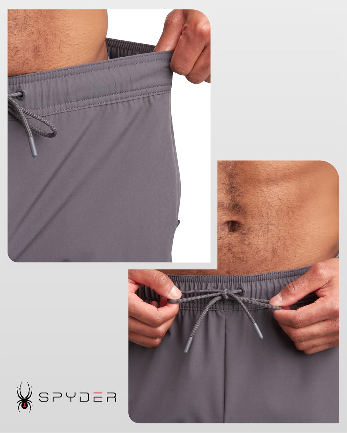 Spyder Mens Athletic Shorts - 8" Inseam Lightweight Active Stretch Quick Dry Woven Workout Shorts for Men for Gym and Running - Image 6