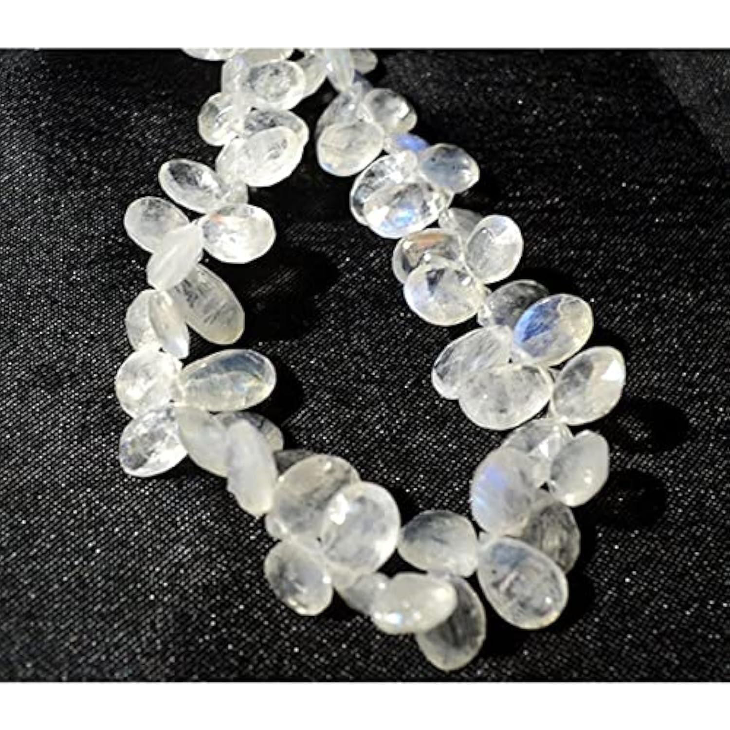 Pierre de lune arc-en-ciel LKBEADS 10x7mm pour fabriquer un cadeau d'anniversaire unique