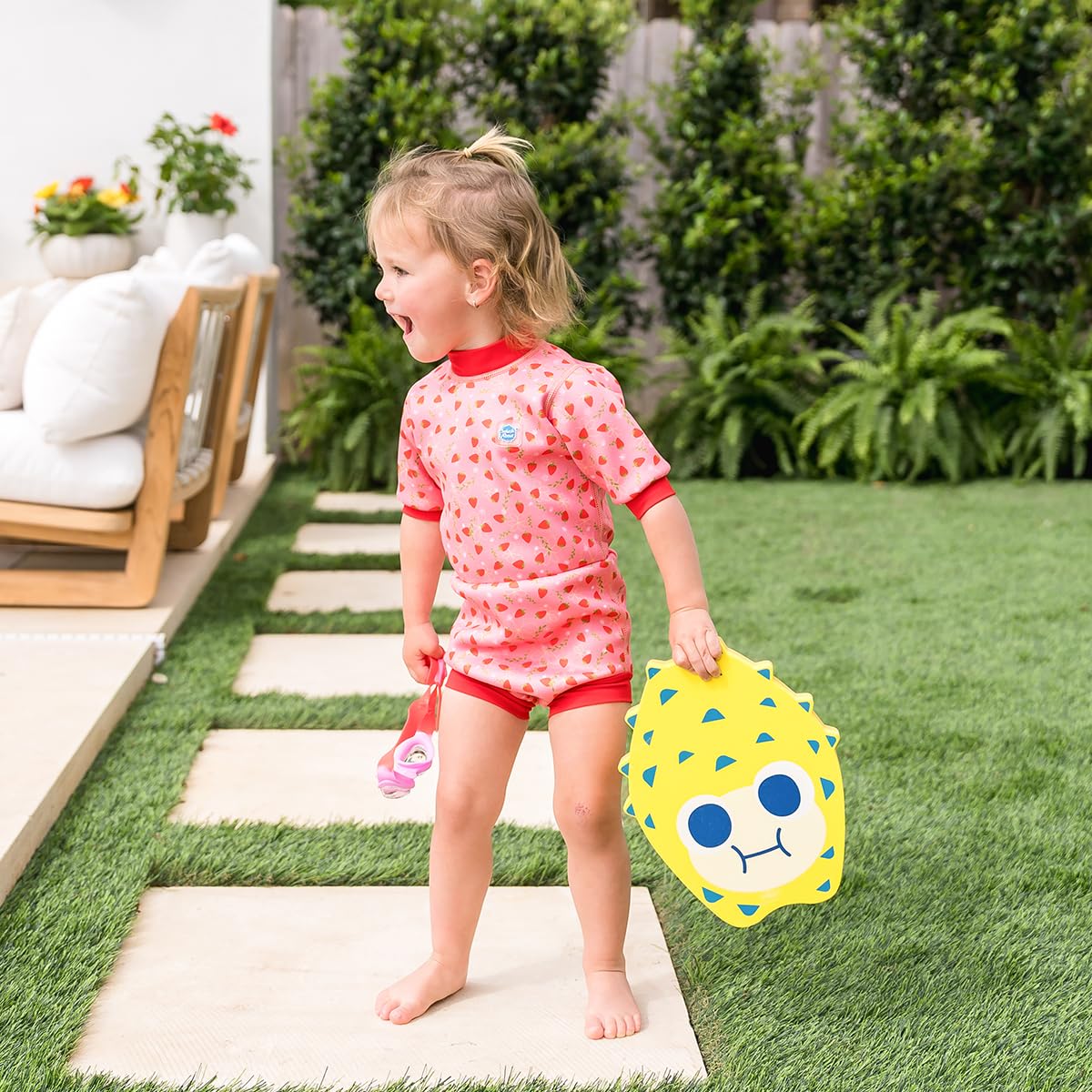 Splash About Happy Nappy Wetsuit, Swimsuit for Babies and Toddlers with Built-in Nappy — view 8