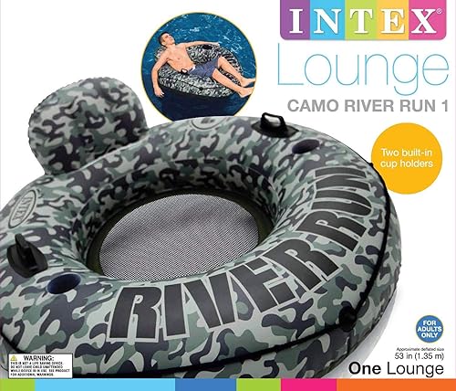 Miniatura 4 de Intex Camo River Run I - Balsa flotante inflable (2 unidades)  58835EP