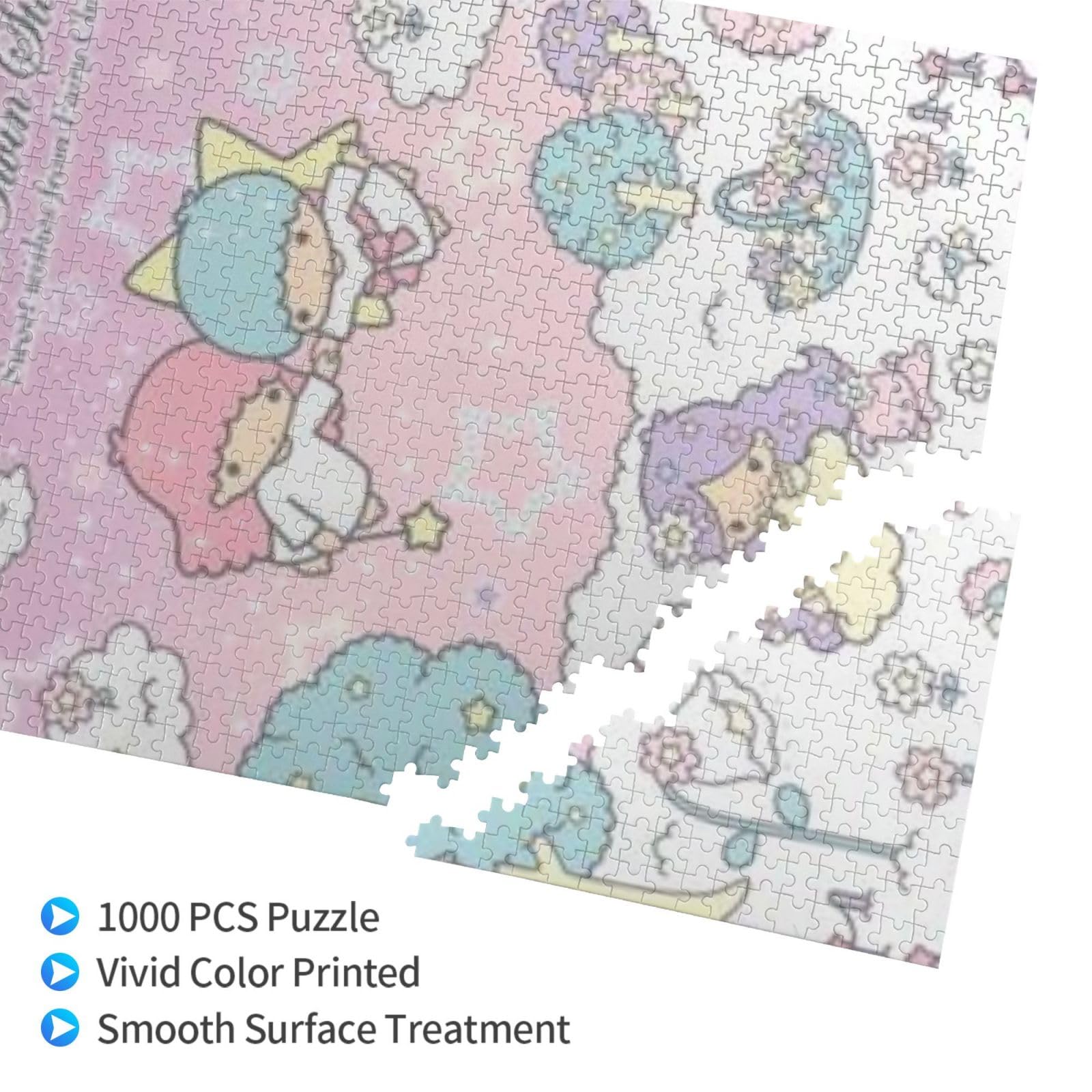 レア希少☆リトルヤンキース パズル 1000ピース木製額縁入り送料無料　匿名発送 Amazon.co.jp: リトルツインスターズ キキララ 1000ピース