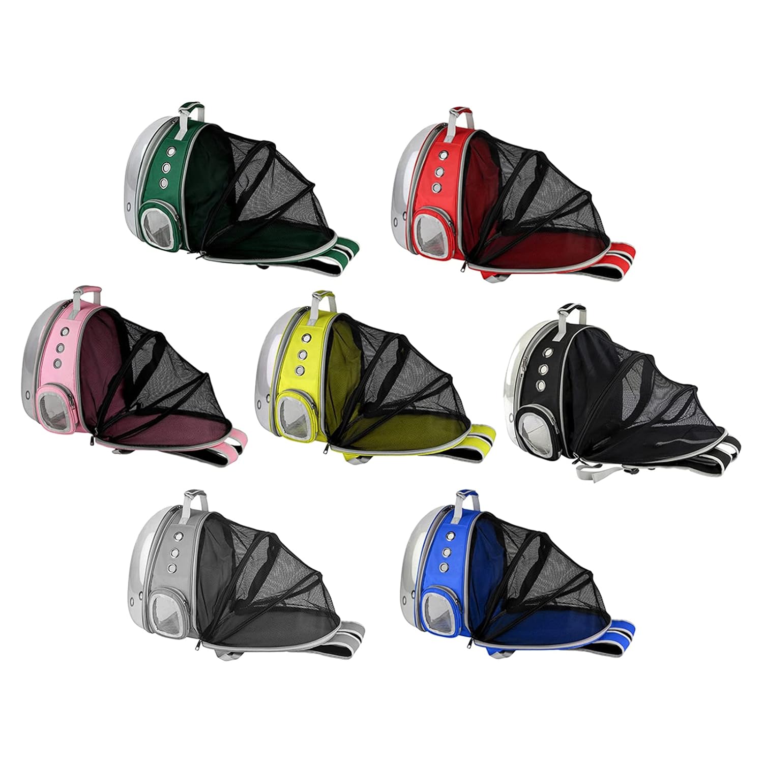 Enakshi Expandable Cat Carrier Clear Bubble Backpack for Sightseeing Outdoor Yellow