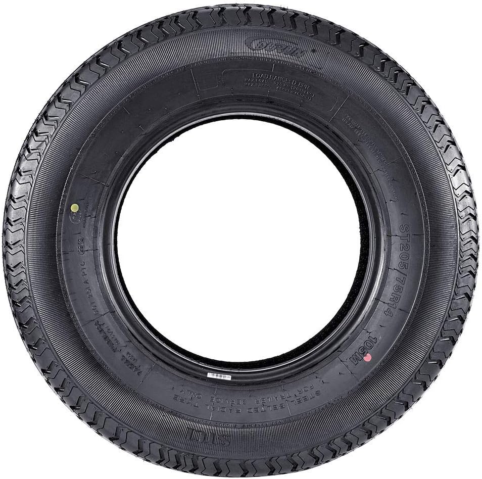 Buy 2 St 205 75r14 Trailer Tires Dot Radial 20575r14 Tire 8pr Load Range D Online In Indonesia B07yhj9pwm