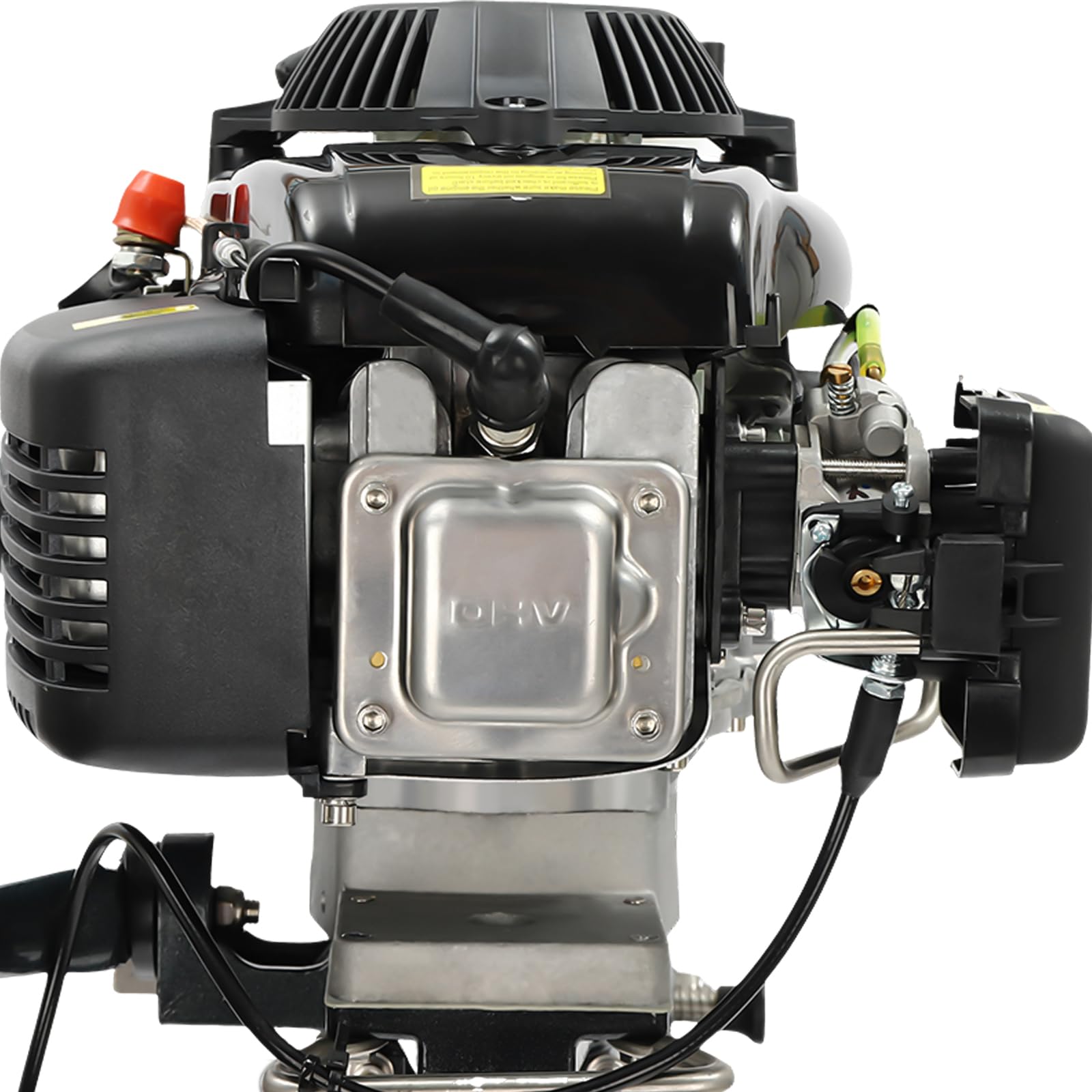 Motor fueraborda, motor fueraborda de 4 tiempos 3 CV con refrigeración por viento, 5500 rpm motores fueraborda para barcos, para botes inflables de 2-3 m, barcos de pesca, barcos de pesca