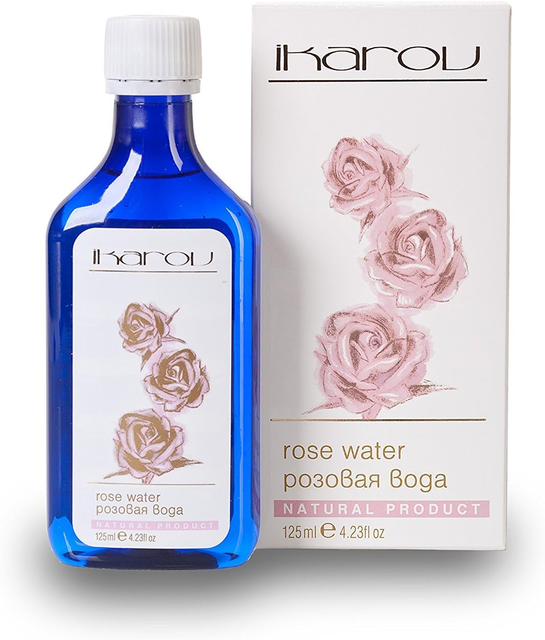 Ikarov Cleansing Rose Water for inflamed and Irritated Skin 125 ml