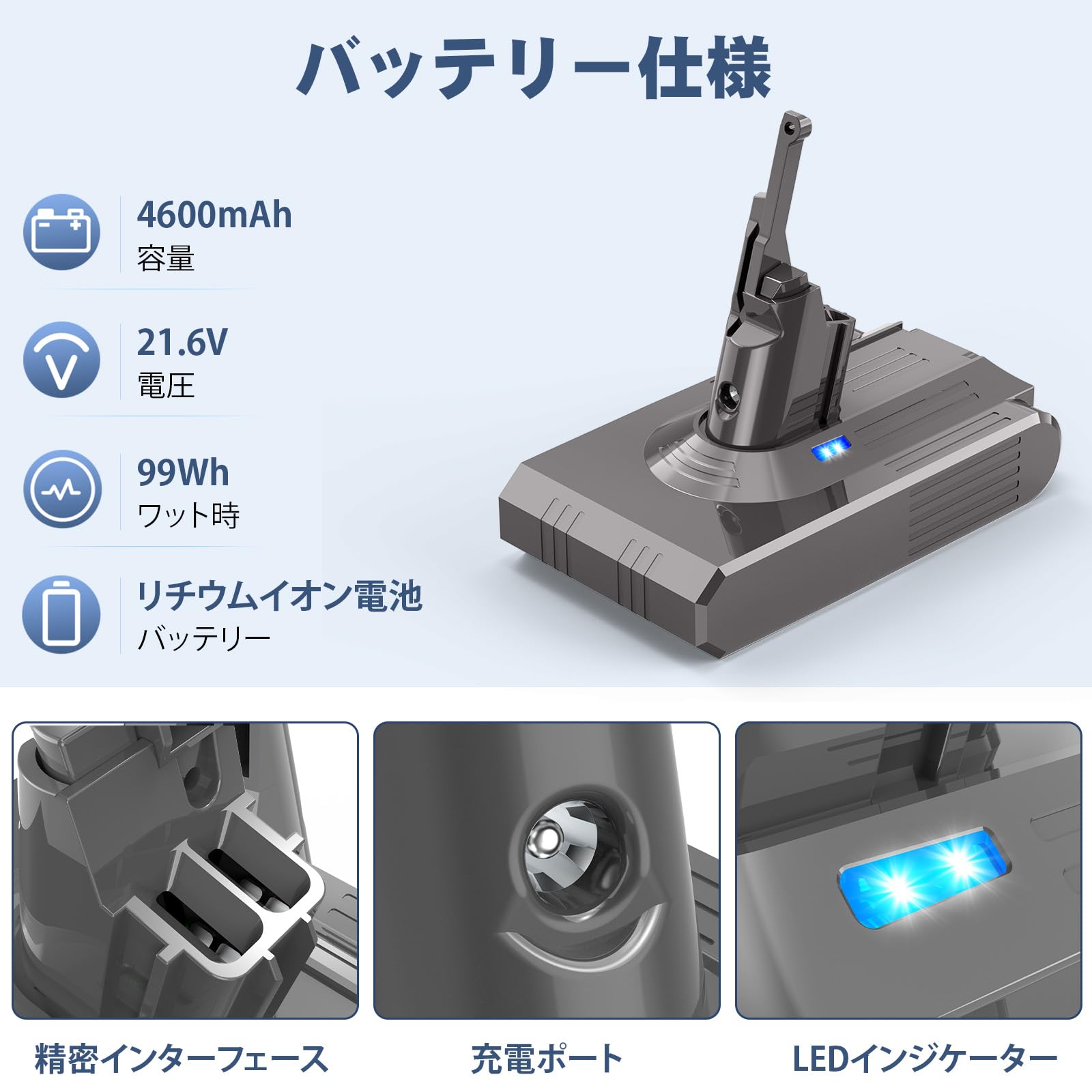 Amazon.co.jp: KEATFE 互換ダイソン V8 バッテリー 互换 dyson V8 