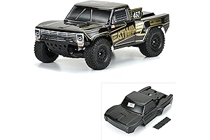 Pro-Line Racing Pre-Cut 1967 Ford F-100 Black Body (tracxas slash body shell)