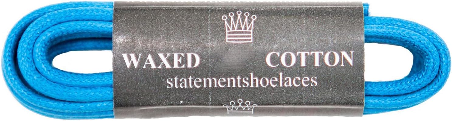 StatementShoelaces Waxed Cotton Thin Round Dress Shoelaces 2 Pair Pack